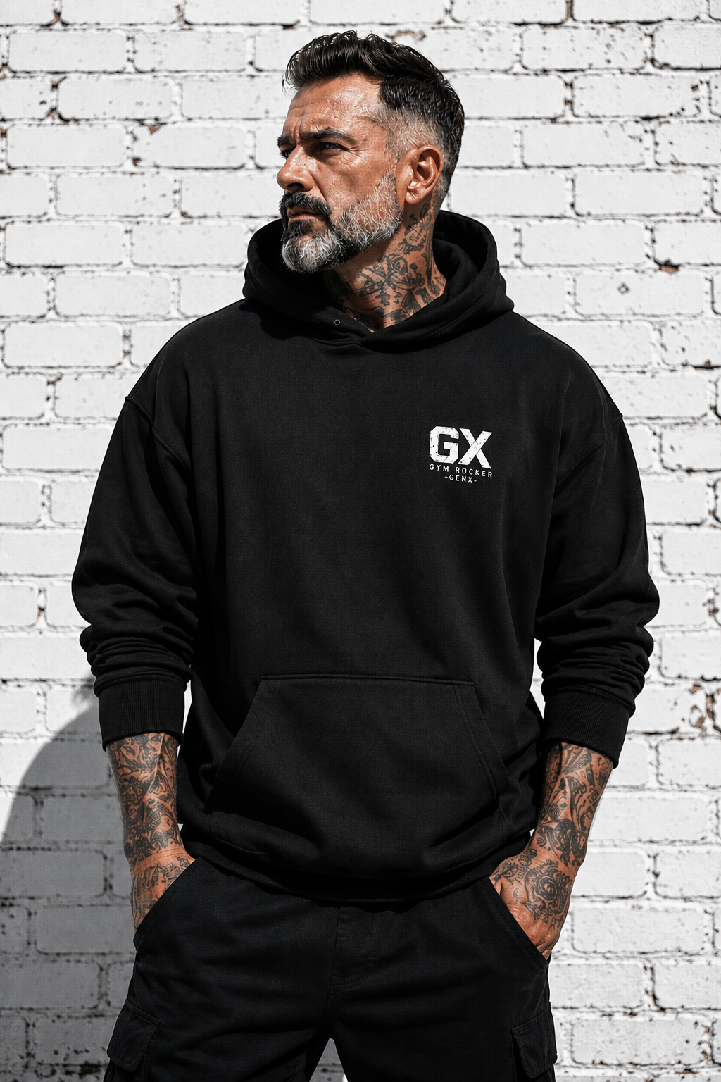 Generation X Hoodie „Iron Attitude“ – Oversized Premium Hoodie für Gym & Streetwear