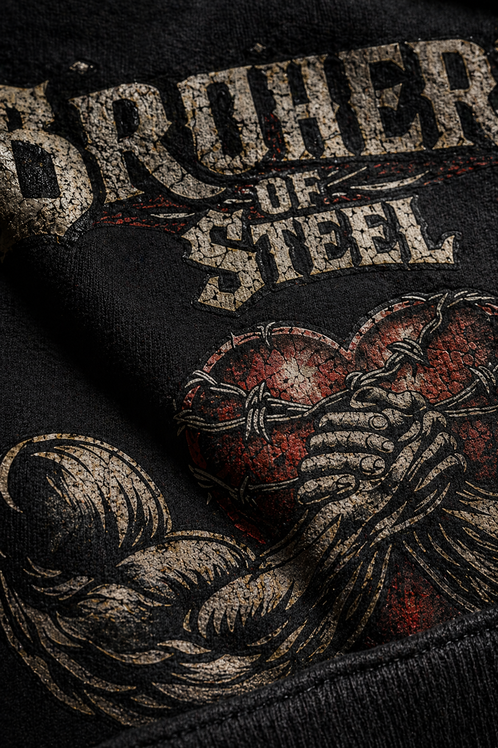 Brothers of Steel Oversized Hoodie – Streetwear & Gym Statement Edition