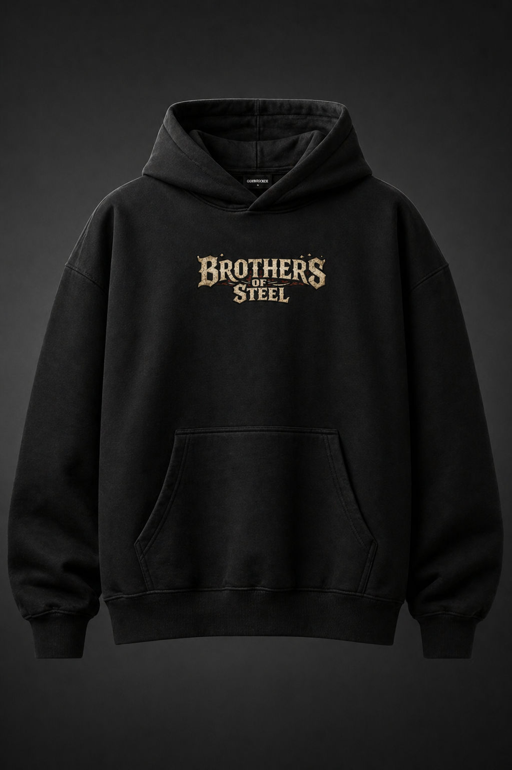 Brothers of Steel Oversized Hoodie – Streetwear & Gym Statement Edition