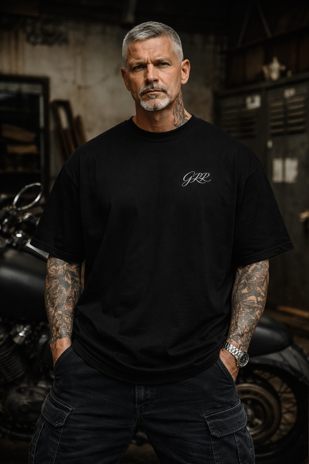 Gym Rocker Revolution Oversized T-Shirt – Pain Is Feedback black